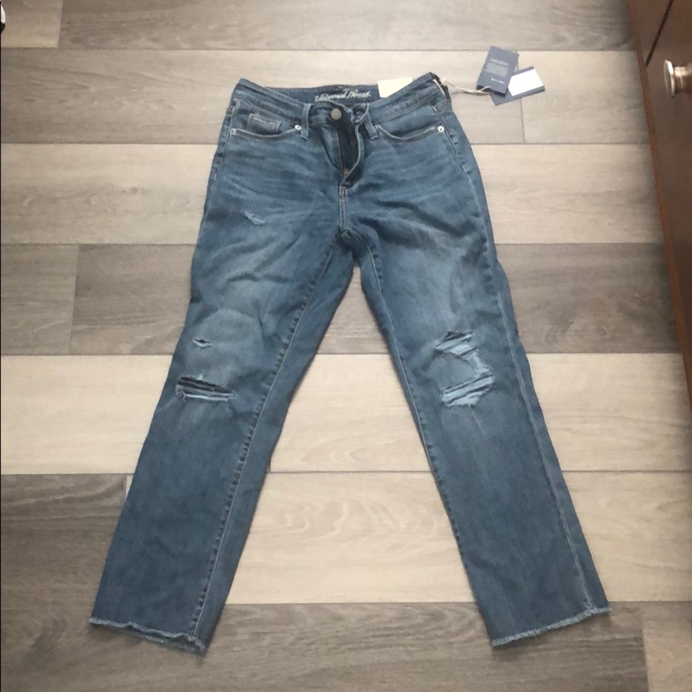 Target Universal Thread high rise crop jeans